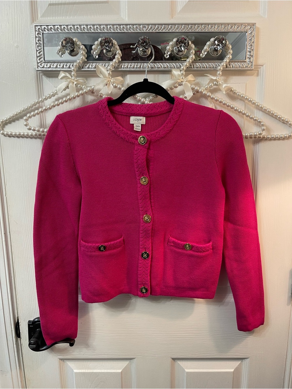 J. Crew Women’s Pink Knit Cardigan